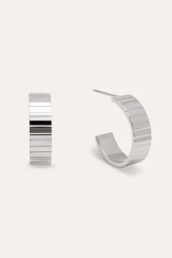 Pendientes Aro Gear Acero