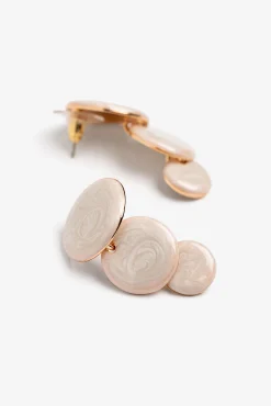 Pendientes Colgantes Circulares Esmaltados
