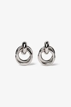 Pendientes con Aros Interconectados