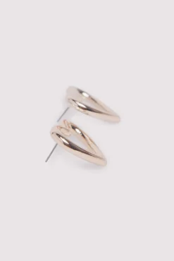 Pendientes corazones dorados