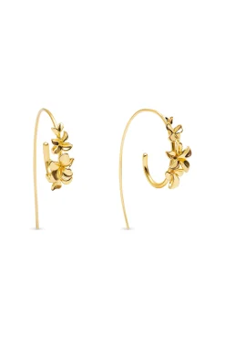Pendientes Gladiolo Baño Oro