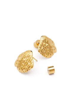 Pendientes Maris Acero Baño Oro
