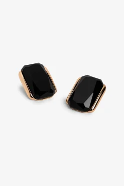 Pendientes rectangulares con piedras