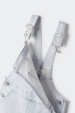 Peto denim rayas niña