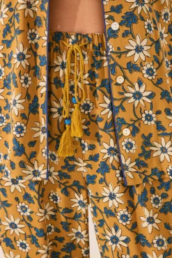 Pijama camisero estampado floral