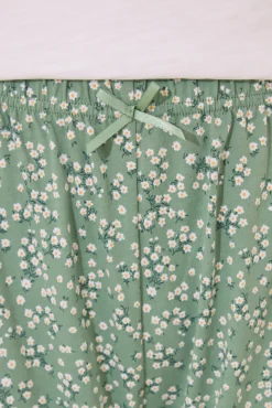 Pijama Capri 100% algodón marfil