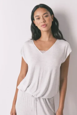 Pijama Capri viscosa gris soft touch