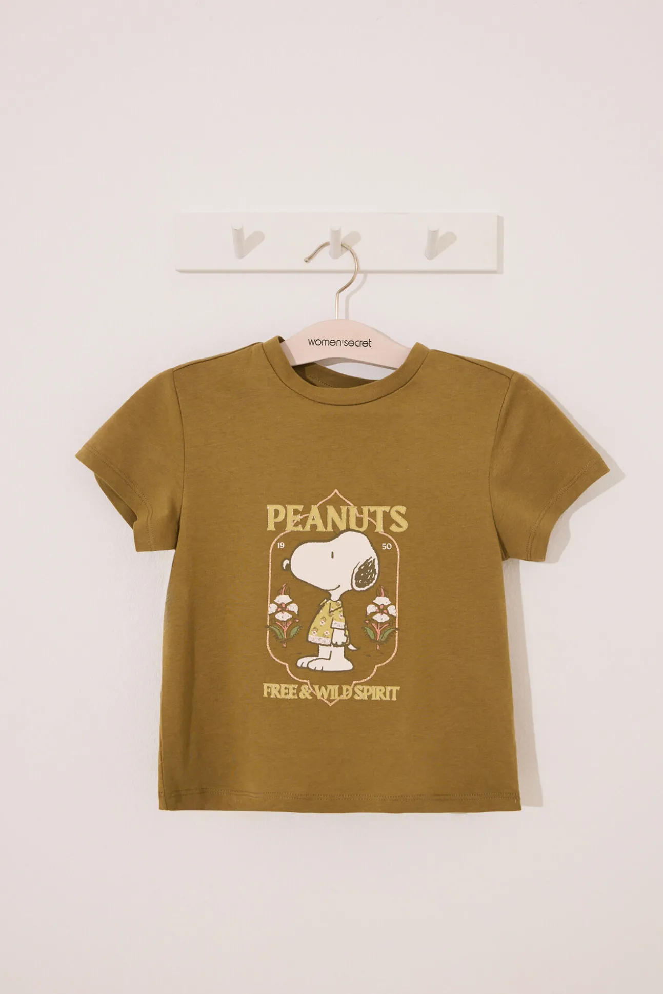 Pijama corto infantil Snoopy algodón