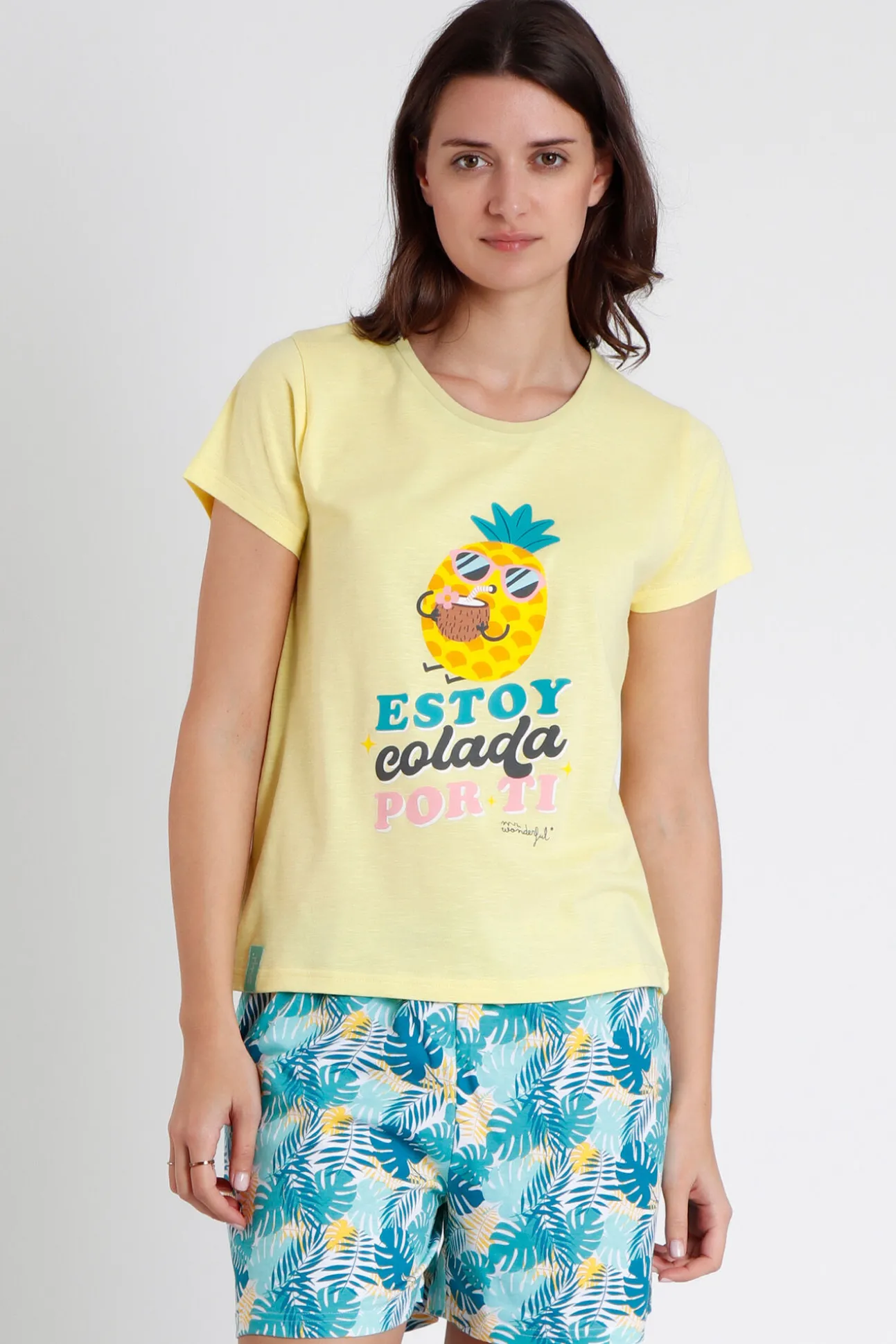 Pijama corto piña Mr Wonderful