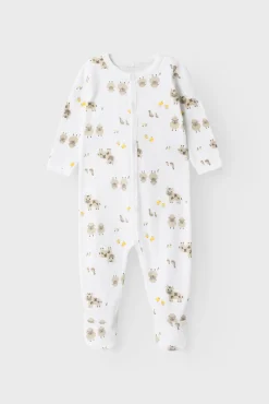 Pijama de bebé con estampado de animales