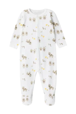 Pijama de bebé con estampado de animales