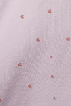 Pijama de manga corta print corazones