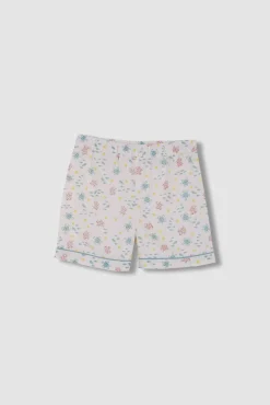Pijama estampado fondo marino blanco