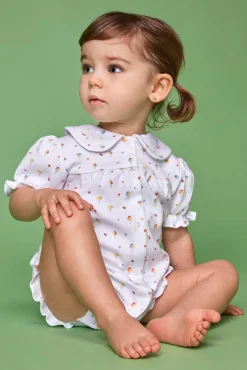Pijama estampado helados blanco