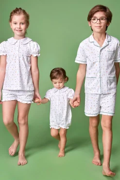 Pijama estampado helados blanco