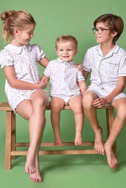 Pijama helados con vivos en contraste blanco