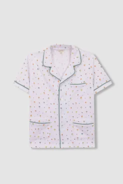 Pijama helados con vivos en contraste blanco