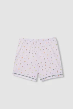 Pijama helados con vivos en contraste blanco