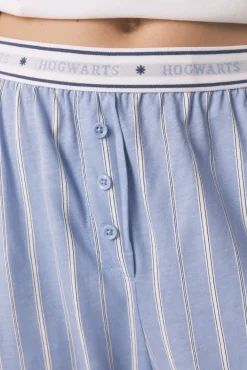 Pijama largo algodón Harry Potter marfil