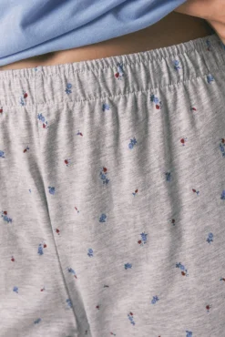 Pijama largo algodón Snoopy azul
