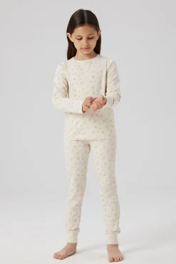 Pijama niña flores