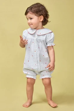 Pijama rayas con estrellas blanco