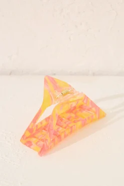 Pinza pelo triangular efecto marmoleado