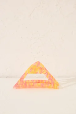 Pinza pelo triangular efecto marmoleado