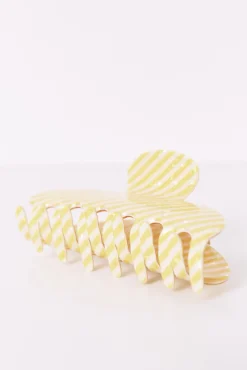 Pinza rayas amarillas