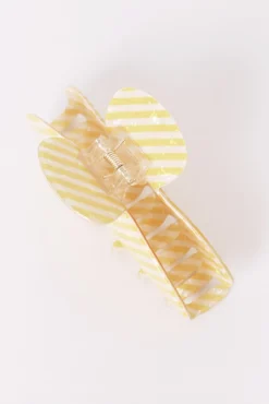 Pinza rayas amarillas