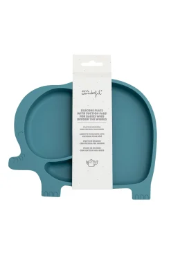 Plato para bebés 100 % con base adherente