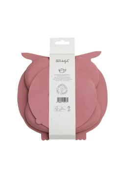 Plato para bebés 100 % con base adherente