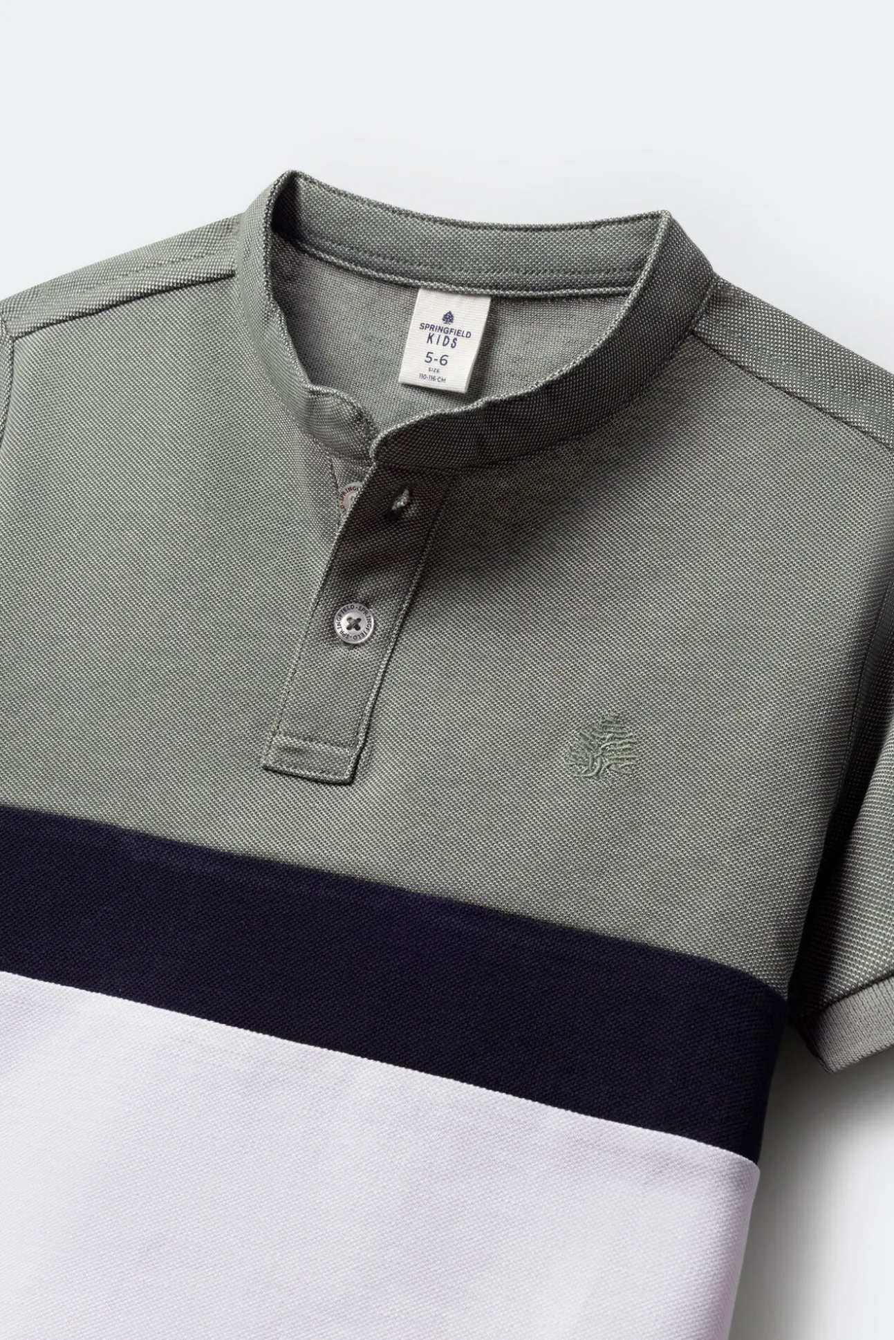 Polo block color niño