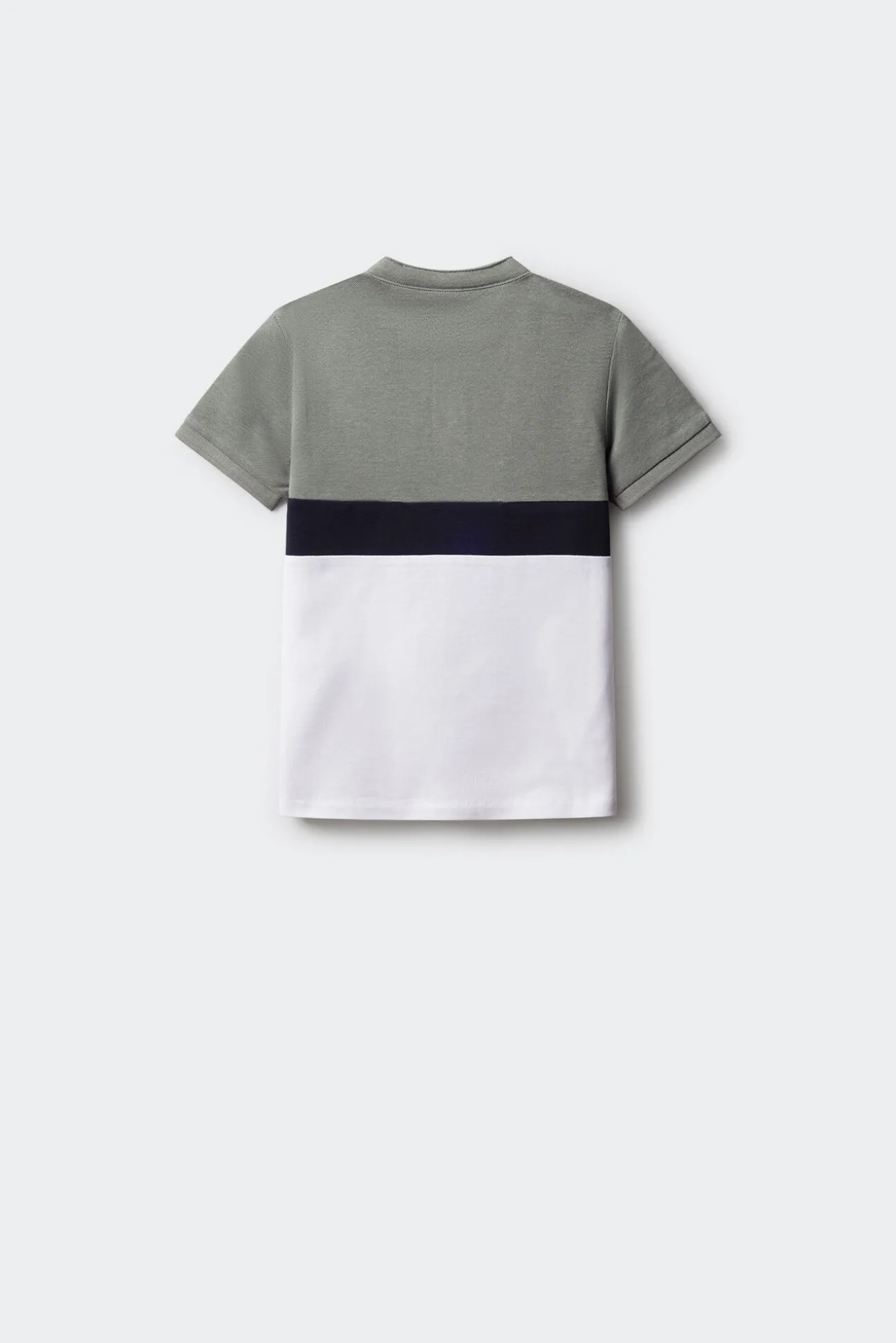 Polo block color niño