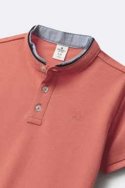Polo cuello mao niño