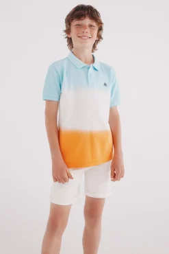 Polo dip dye niño