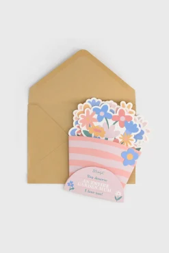 Postal ramo de flores madre