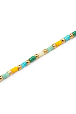 Pulsera Summer Colors Acero Baño Oro