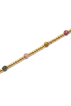 Pulsera Tourmaline Dream Acero Baño Oro
