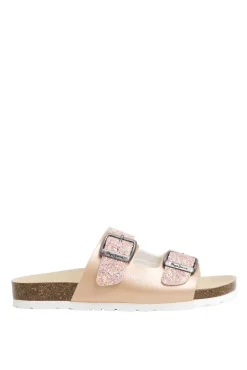 Sandalias Con Detalles Glitter