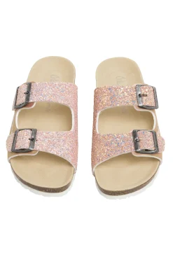 Sandalias Con Detalles Glitter