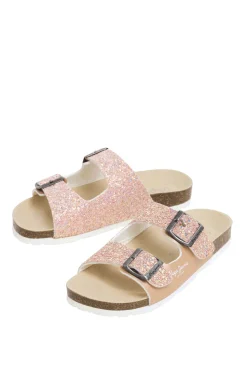 Sandalias Con Detalles Glitter
