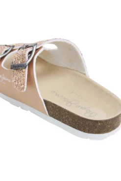 Sandalias Con Detalles Glitter