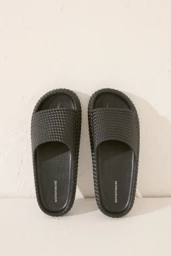 Sandalias platform negro