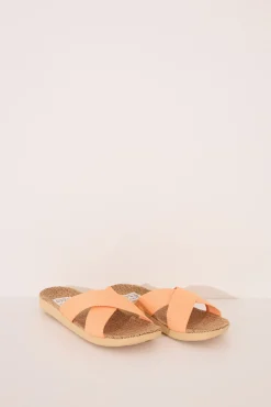Sandalias rafia tiras cruzadas