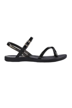 Sandalias tiras negro