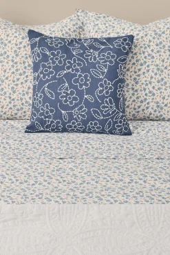 Sábana estampada algodón flores