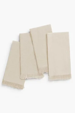 Servilleta (set de 4 uds) Layer 45x45 Crudo