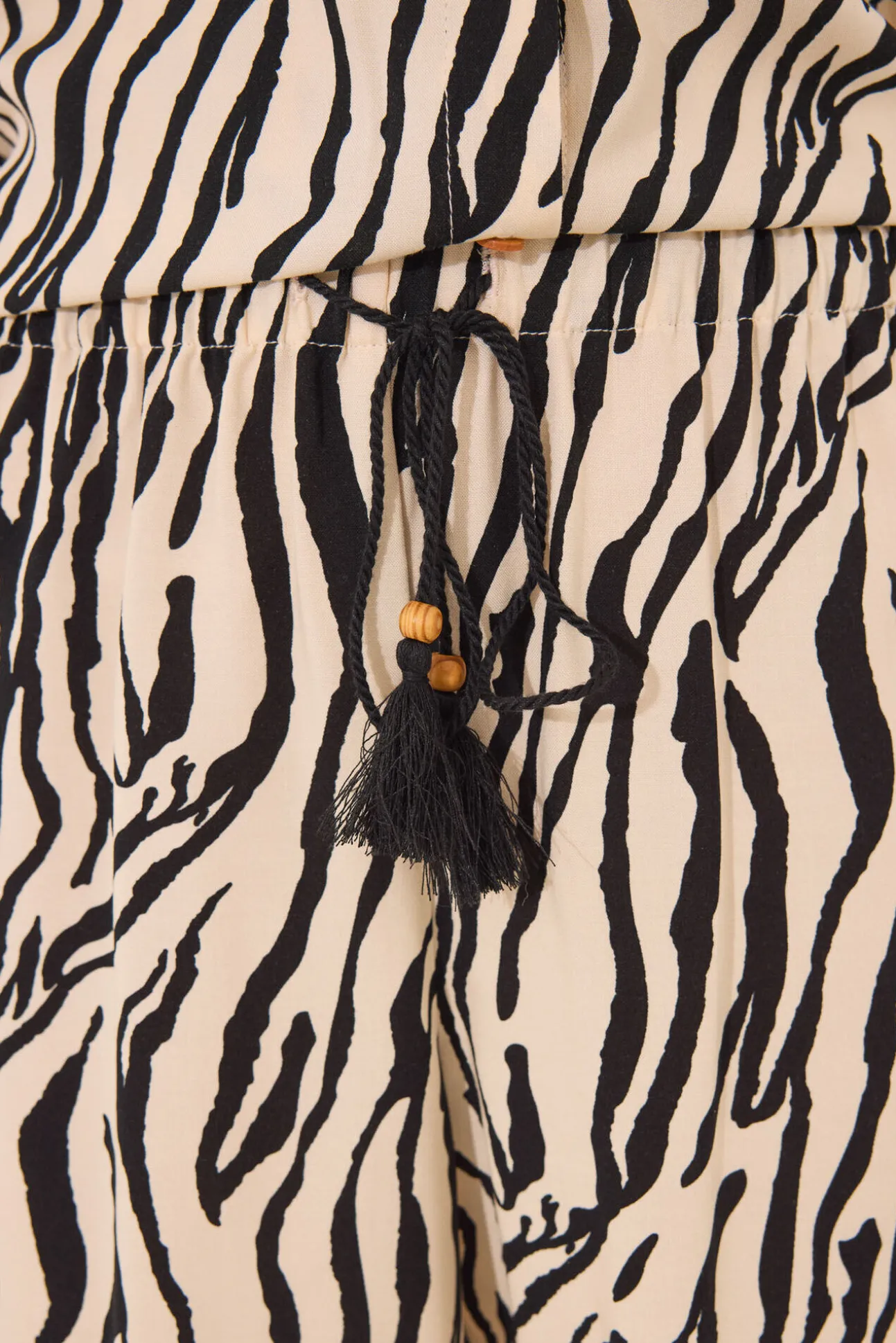 Set camisa y pantalón corto cebra