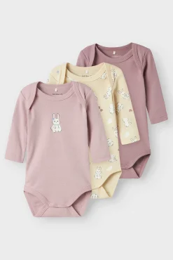Set de 3 bodies de bebe